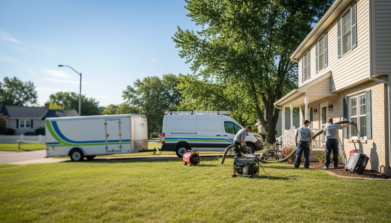 Flooded Basement Restoration And Cleanup With Repair in Dwight, IL near me